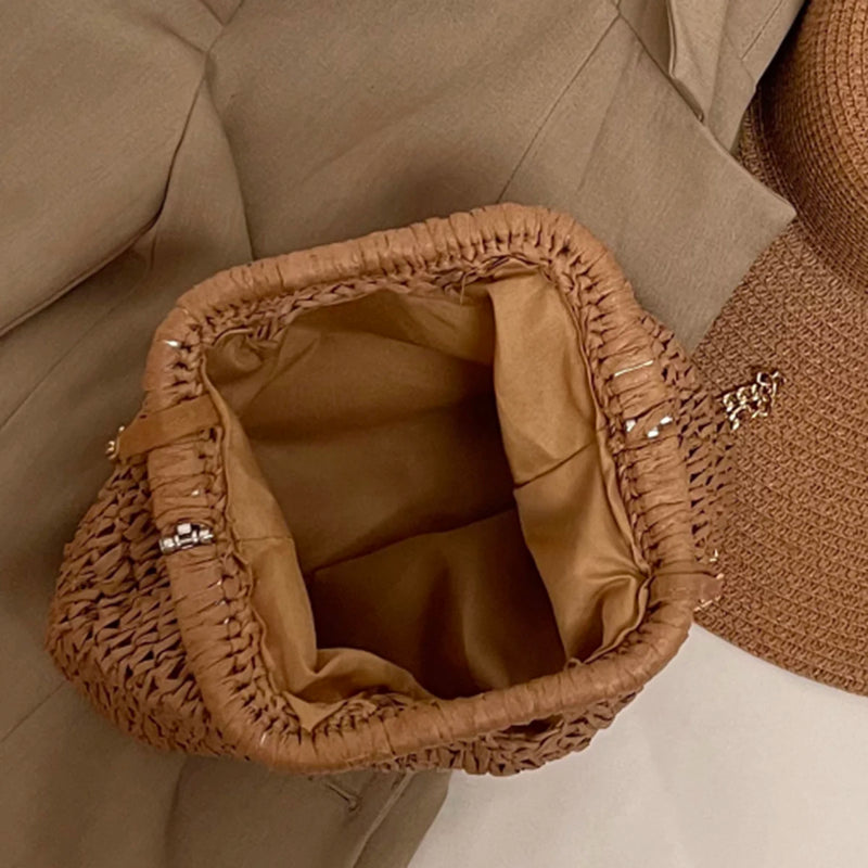 Sac en Paille Naturel