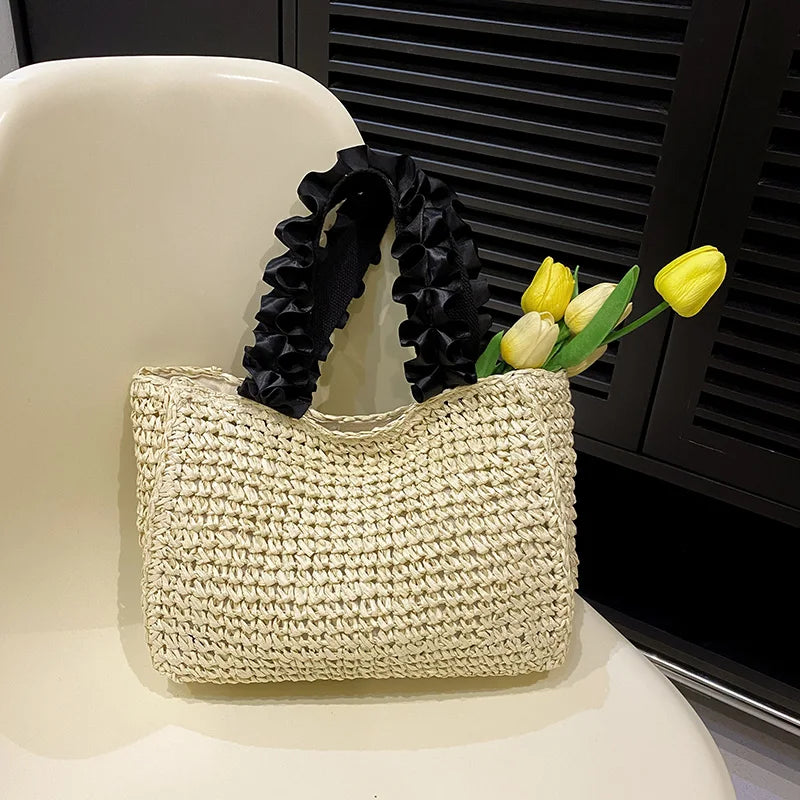 Sac Cabas Osier Naturel