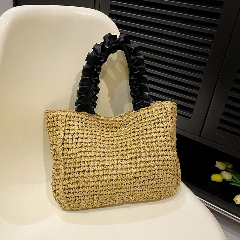 Sac Cabas Osier Naturel