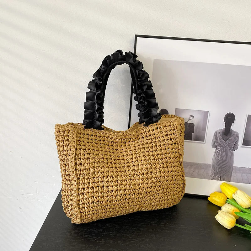 Sac Cabas Osier Naturel