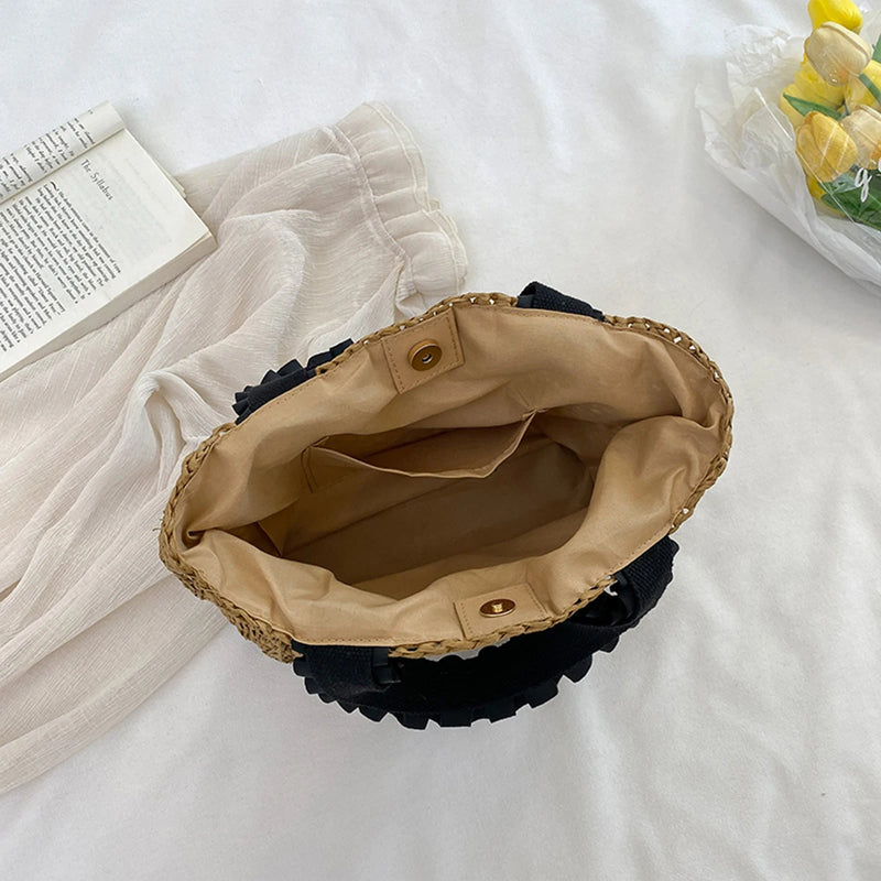 Sac Cabas Osier Naturel