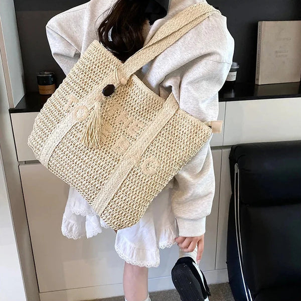 Sac Cabas en Paille Naturelle
