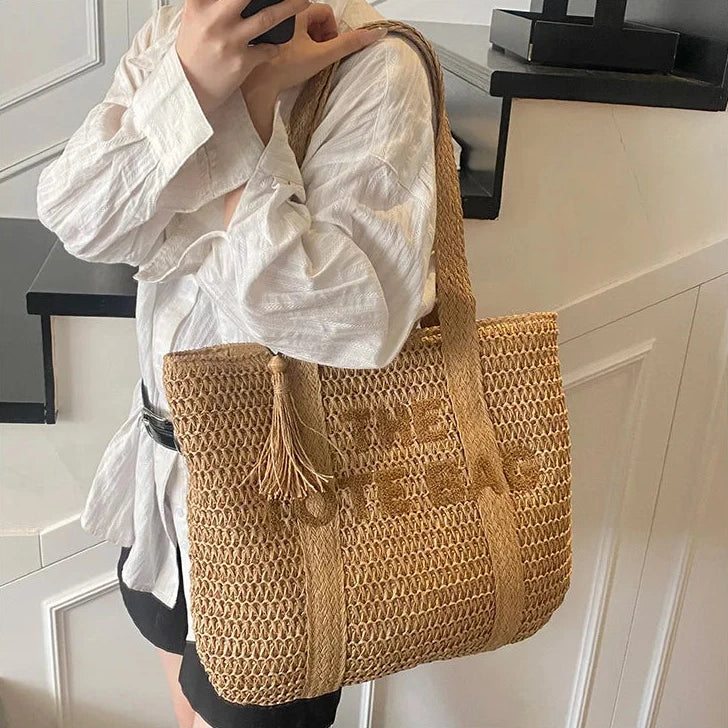 Sac Cabas en Paille Naturelle