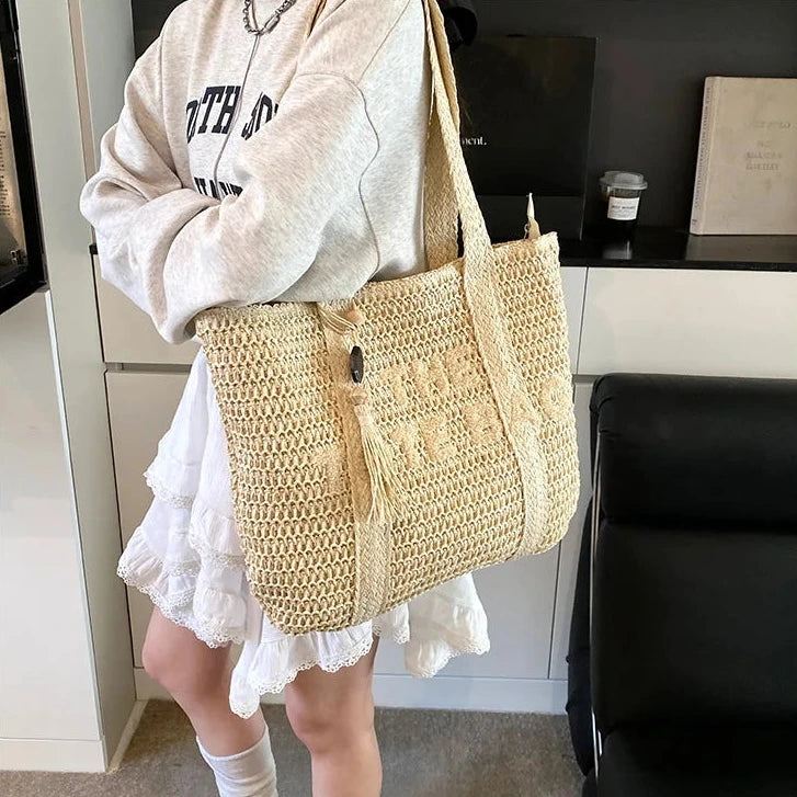 Sac Cabas en Paille Naturelle