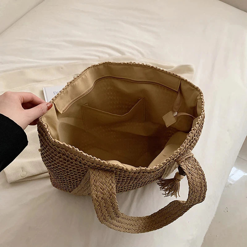 Sac en Rotin Naturel