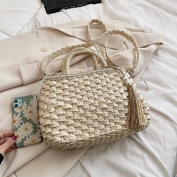 Sac Osier à Main Tressé