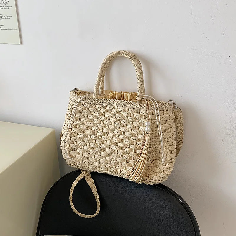 Sac Osier à Main Tressé