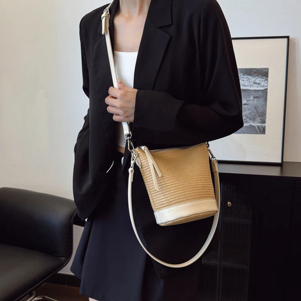 Sac Osier Chic Bohème