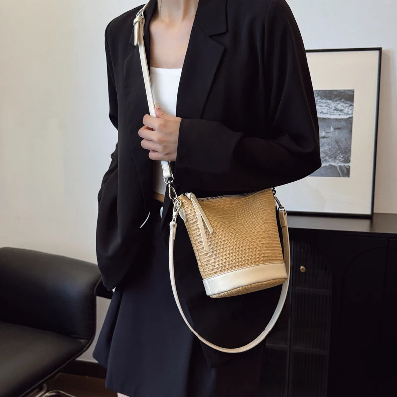 Sac Osier Chic Bohème