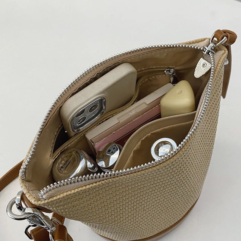 Sac Osier Chic Bohème