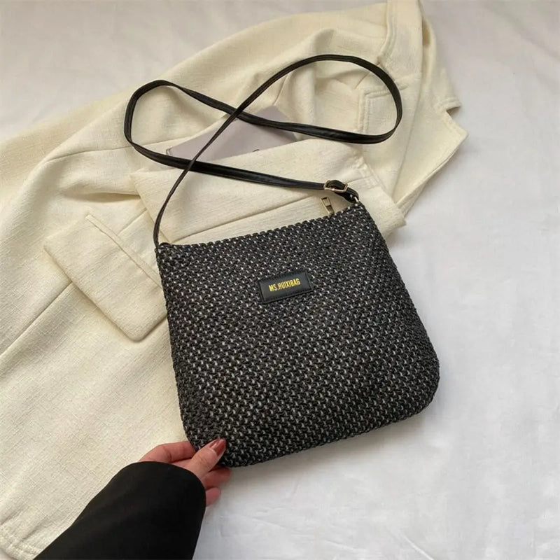 Sac Paille Tressé à Main