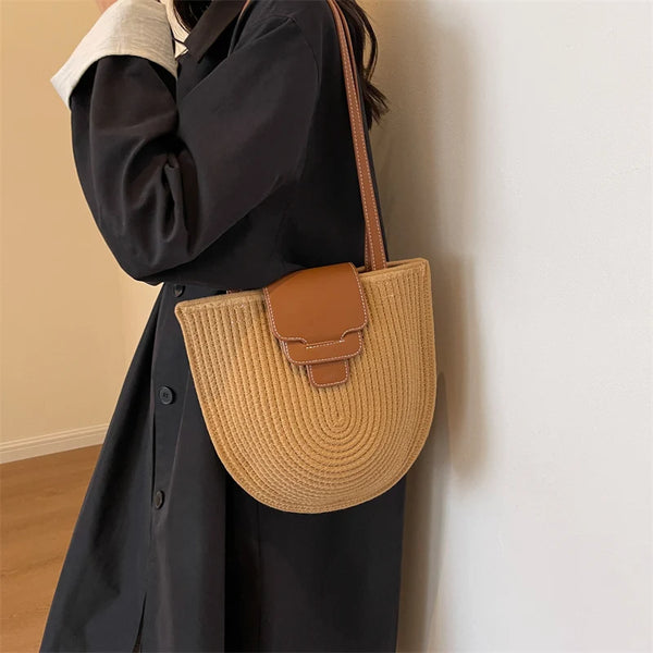 Sac Panier Osier Chic