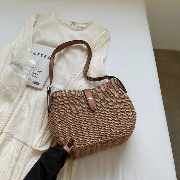 Sac Panier Osier d’Été