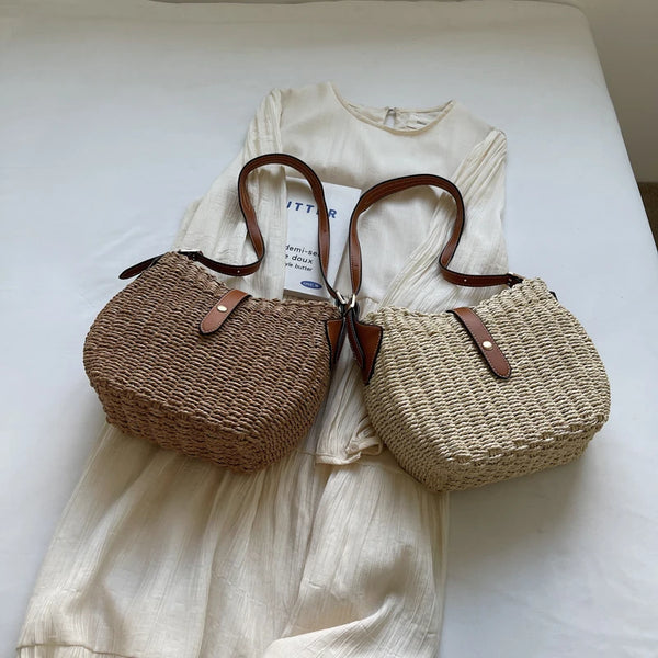 Sac Panier Osier d’Été