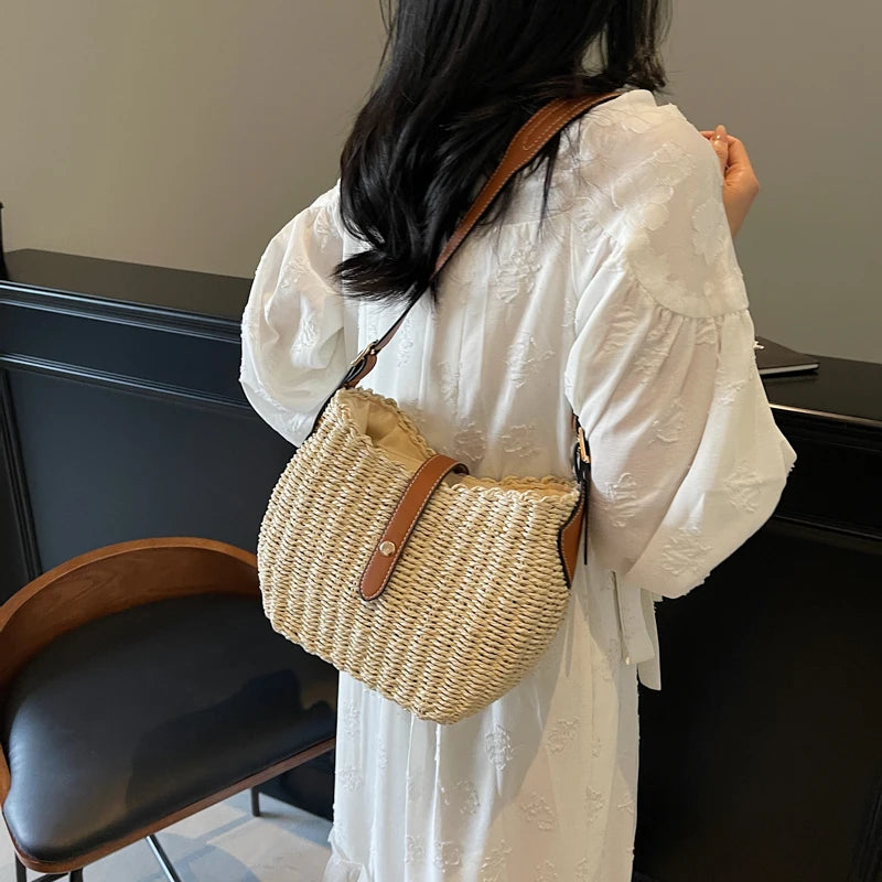 Sac Panier Osier d’Été