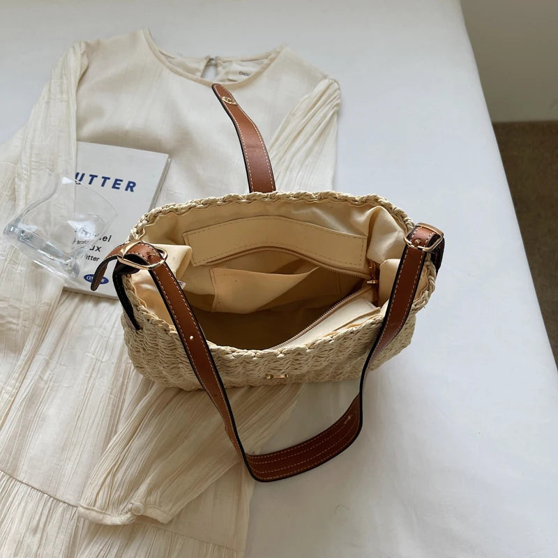 Sac Panier Osier d’Été