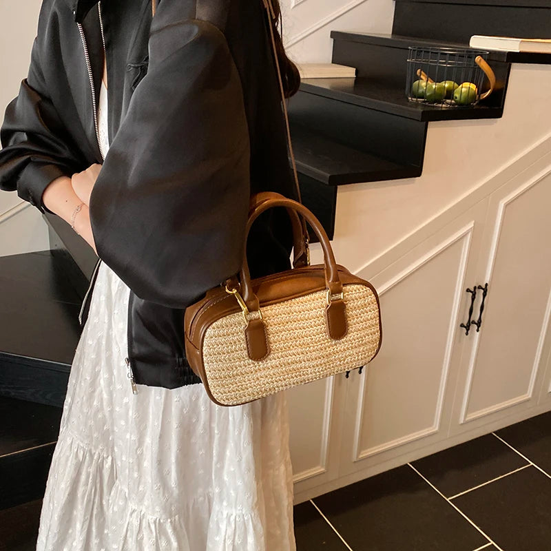 Sac Rotin Femme Chic