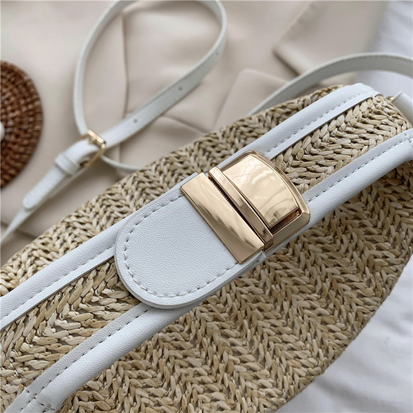Sac Plage Style Bohème EVEOUT Pochette En Paille Tressée Avec Bandoulière - Sac Main Femme Pour Mariage, Plage Et Fêtes Sac Paille Femme été Sac Plage Style Bohème EVEOUT Pochette En Paille Tressée Avec Bandoulière - Sac Main Femme Pour Mariage, Plage Et Fêtes Sac Paille Femme été